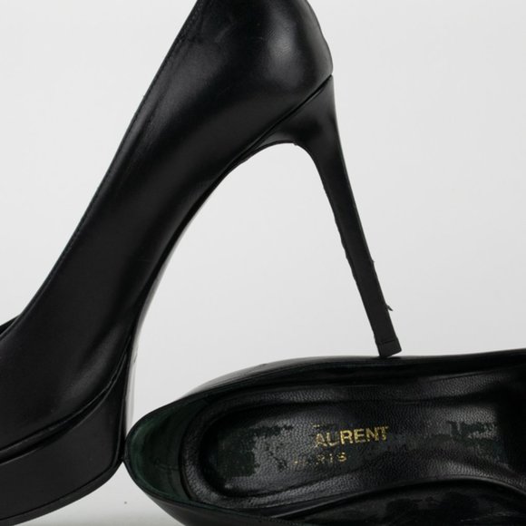 Saint Laurent Stud Toe Platform Pumps - Picture 10 of 12